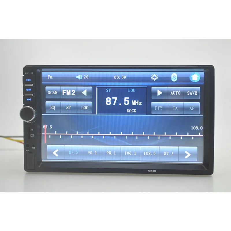 7 дюймов Bluetooth радио кассетный плеер камера заднего вида 2 Din Зеркало Ссылка для Android 7,0 FM автомагнитол ЖК сенсорный экран аудио автомобиля