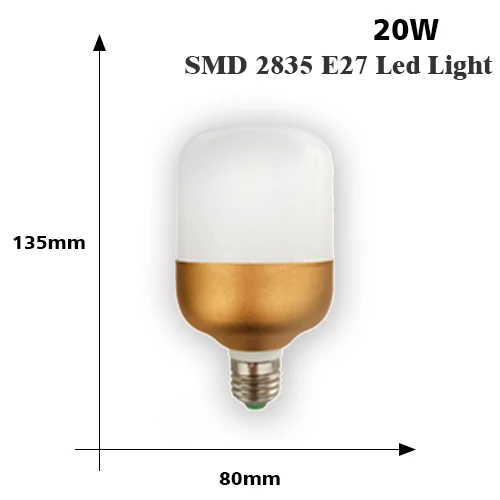 KARWEN светодиодный светильник E27 5 Вт 10 Вт 15 Вт 20 Вт 30 Вт Bombilla 220 В светодиодный светильник холодный белый прожектор настольная лампа для домашнего освещения - Испускаемый цвет: 20W