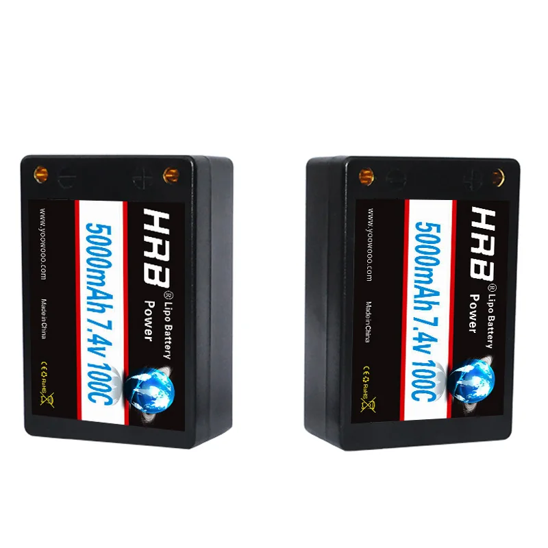 

HRB 2S3P 7.4V 5000mAh 100C 200C 2S3P Saddle LiPo Battery Pack DEX410v4 TLR 22-4 B44.3 B5M ASC310