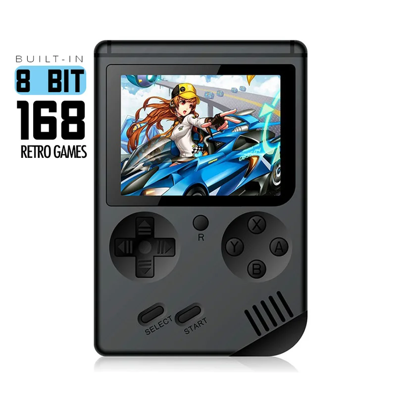 

Video Game Console 8 Bit Retro Mini Pocket Handheld Game Player Built-in 168 Classic Games Best Gift for Child Gamepad