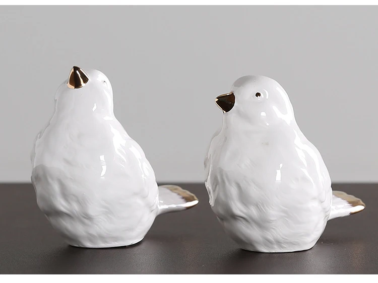 

Ceramic Animal Ornaments Figurine Desk Ornaments Shooting Props Micro Landscape Bird Ornaments Home Decoration
