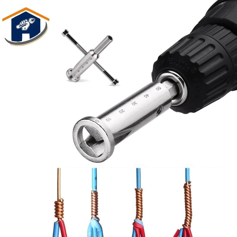 

HS Tools Wire Stripper Peeling and Twister Power Tool Accessory Power Drill Drivers Electrician Decrustation Pliers