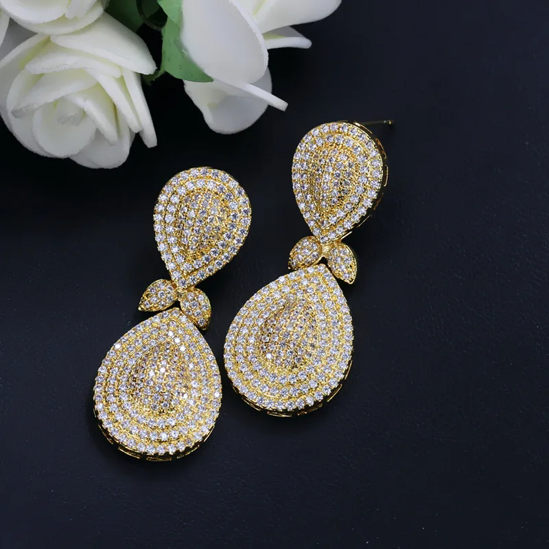 Роскошные Для женщин Серебро S925 серьги каплевидные серьги Fine Jewelry подарок для леди