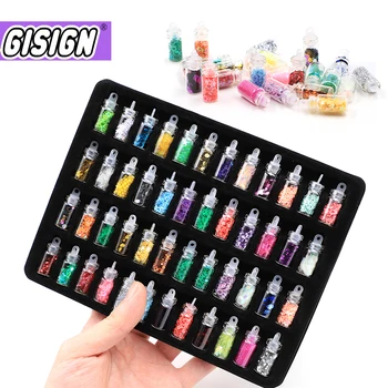 

48Pcs Glitter Filler Charms for Slime Fluffy Box Toys Children Slide Magic Clear DIY Slimes Accessories Kit Supplies Kids Toys