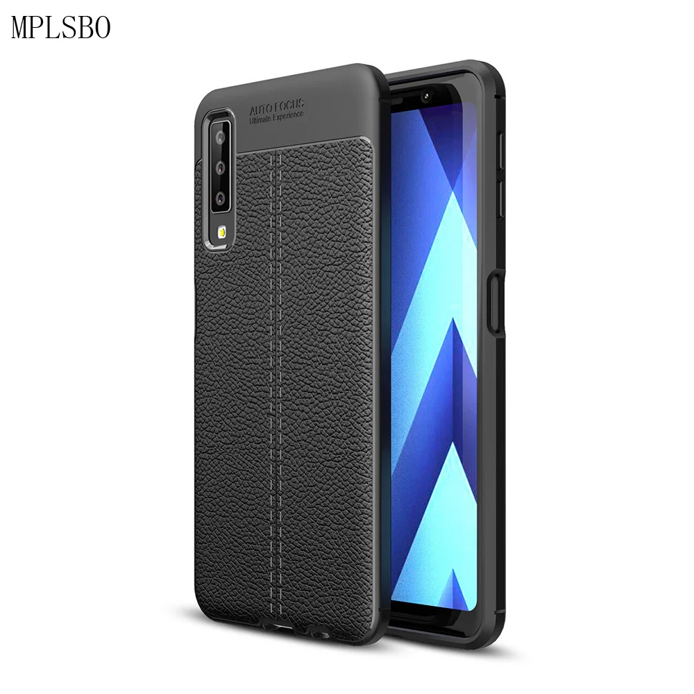 MPLSBO для Samsung Galaxy A7 2018 твердые силиконовые чехлы A750F A750 SM-A750F 6 0 дюймов чехол