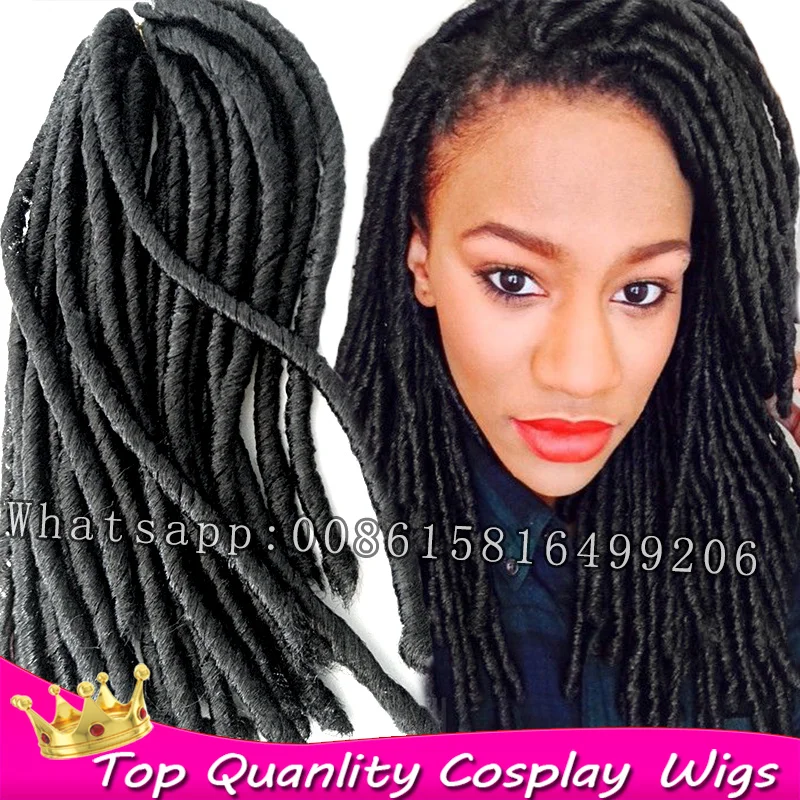 Aliexpress.com Acheter Crainte doux cheveux havana mambo twist tresses crochet cheveux dreadlock extensions synthétique dreads tresse africaine tressage