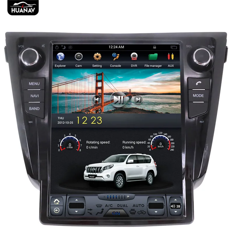 Perfect HUANVA Android 7.1 Stereo Automedia no Car DVD Player GPS Navigation For Nissan X-TRAIL/Qashqai/Rouge 2013+Auto player Headunit 2