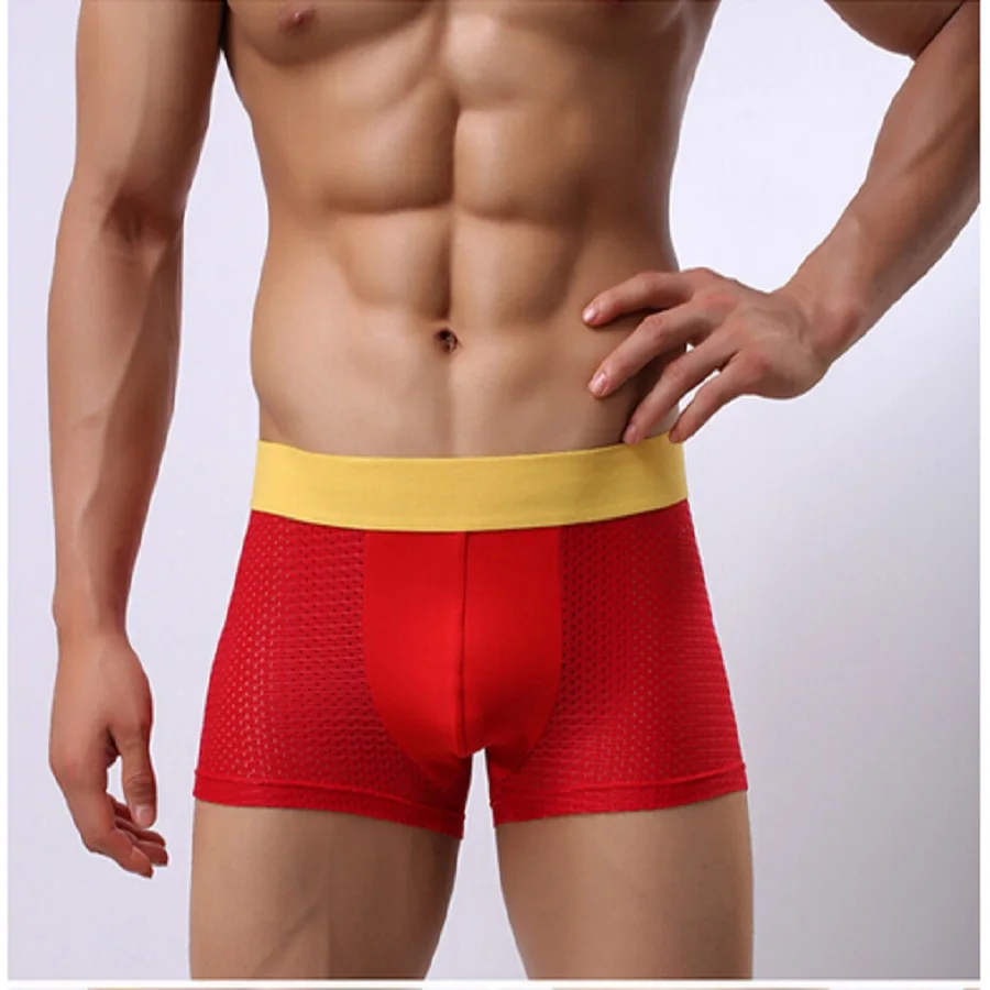 Модель 2016 года новый стиль Для мужчин Боксер Высокое качество пикантные шорты