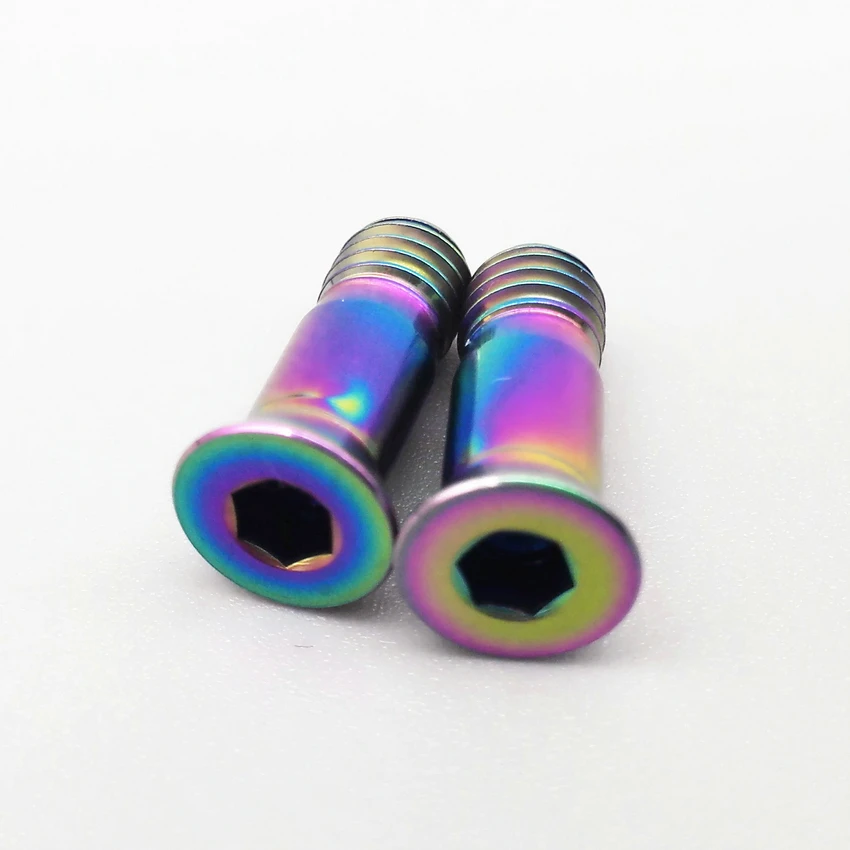 

Titanium Bolts M5 for SHIMANO XT/XTR Derailleur Gold Multiple Color for Road and MTB Bike Grade 5 Ti Screws 2PCS