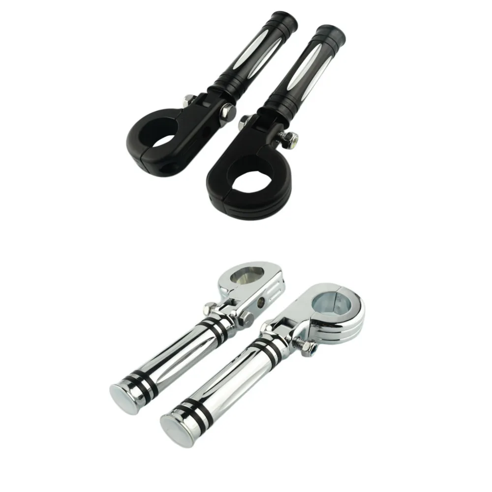 

Motorcycle 1.5" 38mm Highway Bar Foot Pegs Footrest With Mount For Harley Sportster Softail Suzuki Yamaha Honda GoldWing GL1500