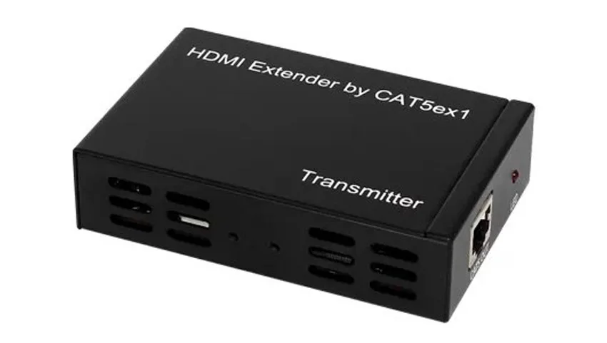 HDMI удлинитель адаптер через один Cat5/Cat6 Кабельный разъем до 100 м TCP/IP с ИК-пультом дистанционного управления Поддержка HDTV 1080P