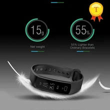 Реальные плавательные IP67 Водонепроницаемый ЖК-дисплей Экран Фитнес браслеты сердечного ритма Смарт-браслет для IOS и Android телефонов