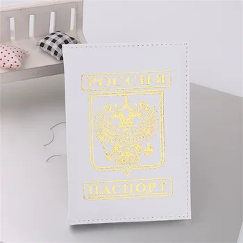 

Leather Cover for Russia Passport Business Travel Passport Holder Protector Case for Russia Card Holder Drop shipping