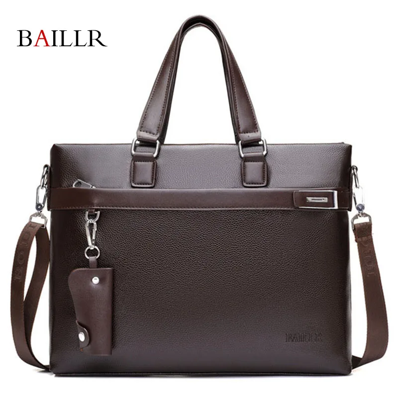 

BaiLiLaoRen Fashion Men Business PU Leather Messenger Bag Man Computer Laptop Casual Handbags Briefcase Tote Men Shoulder Bags