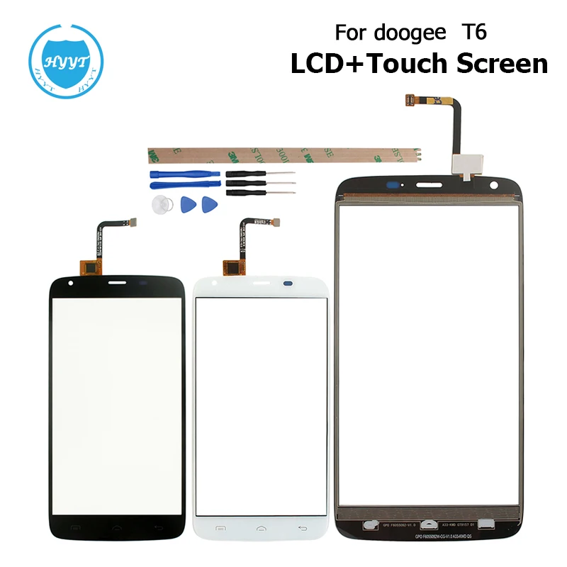 For Doogee T6 Original Touch Screen Front Glass Touch