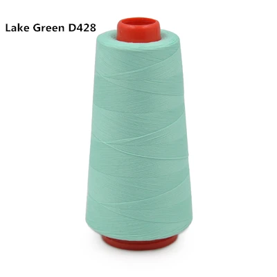 10 шт. стрейч швейная нить нейлоновая пагода линия стрейч ткань трикотажное нижнее белье замок линия посвященная 100D/2 - Цвет: Lake Green