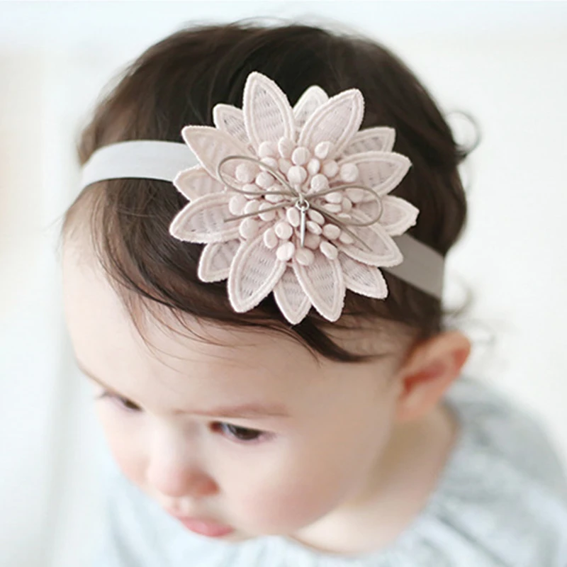 Cute Kids Baby Girl Toddler Vintage Lace Flower Hair Band Headwear Headband Gift Cute Kids Baby Girl Toddler Vintage Lace Flower Hair Band Headwear Headband Gift
