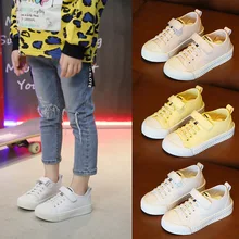 Autumn kids shoes Casual white school Shoes Girls Boys children sports shoes for student 3T 4T 5T 6T 7T 8T 9T 10T 11T 12T 13-14T yuyaobaby white 7t