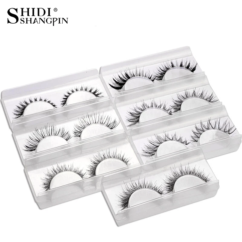 

Hot 7 Pairs Mix False Eyelashes Kit 7 styles Fake Eye Lashes Makeup Beauty Eyelash Extension Faux Lashes Wispies Eyelashes V-20