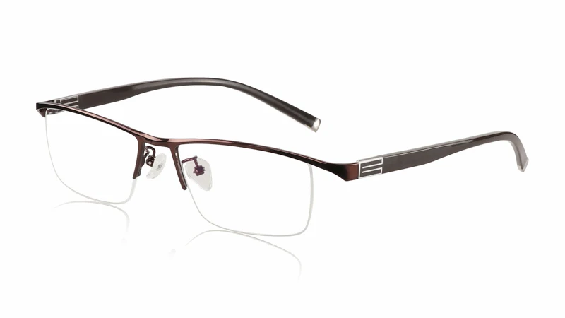 WEARKAPER фотохромные очки для чтения для мужчин половина оправы из титана сплава пресбиопии солнцезащитные очки обесцвечивание с диоптриями