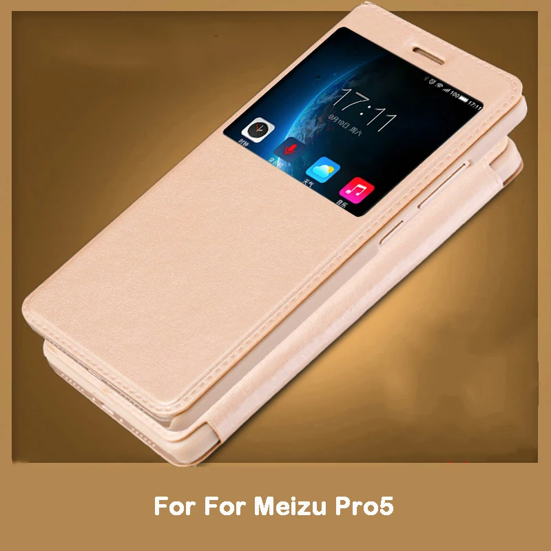 2017 теперь для Meizu Pro5 случае volsys Бизнес Стиль посмотреть Windows Flip кожаный чехол Pro 5 5.7
