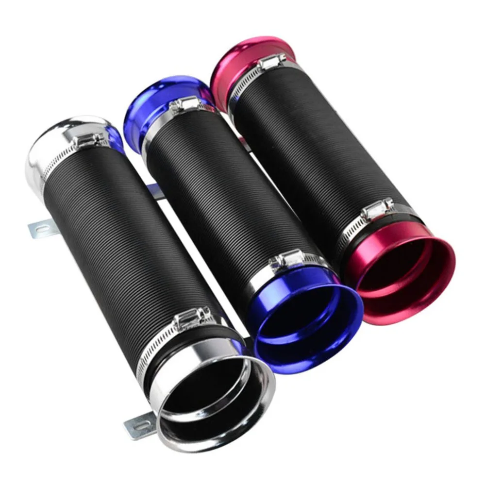 Universal 76mm Turbo 3 Telescopic Flexible Air Intake Pipe Exhaust Pipe