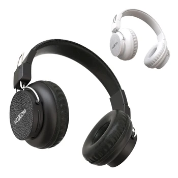 

MOXOM Bluetooth Headphones Wireless Headset Earbuds with Microphone TF Card for Phone Music Foldable Adjustable Earphone