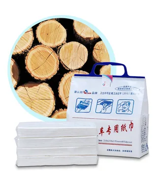 

4packs/lot Car Tissue Box Refill Paper Towel Car Interior Accessories