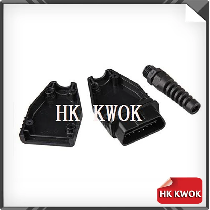 KWOKKER 2016 OBD OBD2 OBDII EOBD JOB ODB 2 ODBII EOBD2 OBD11 J1962 штекер адаптера проводка 5 шт. Бесплатная