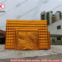 Подогреваемые гигантские золотые надувные Пузырьковые кубические палатки, надувные вечерние/события/выставки/рекламные палатки