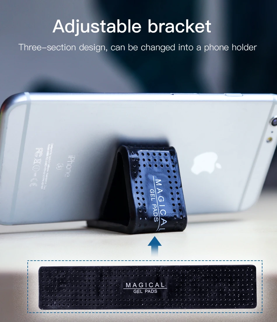 !ACCEZZ Washable Magic Pad Car Phone Holder Universal Sticker Multi-Function Mobile Phone Stand For iPhone ipad Flexible Gel Pad (7)