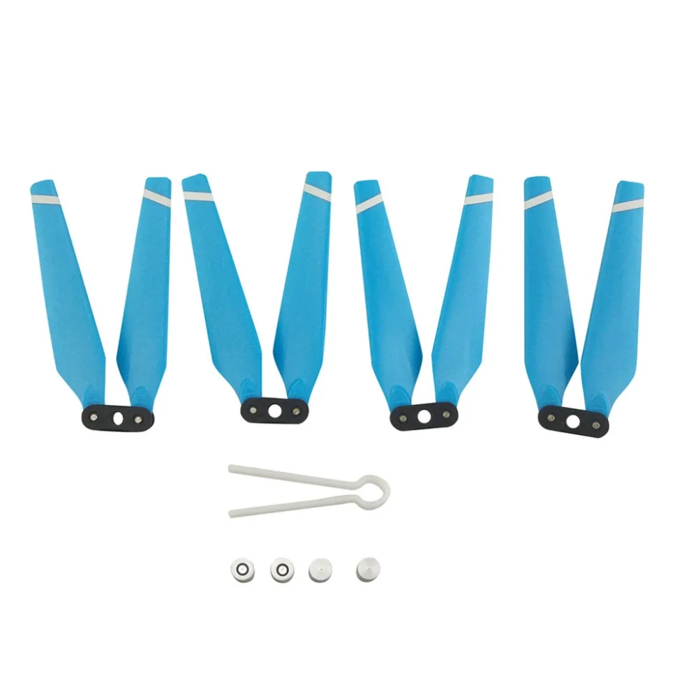 Складные пропеллеры для Hubsan H501S H501C H501A H501M W pro MJX B2C B2W Bugs 2 D80 F18 F200SE Blade Blue | Игрушки и