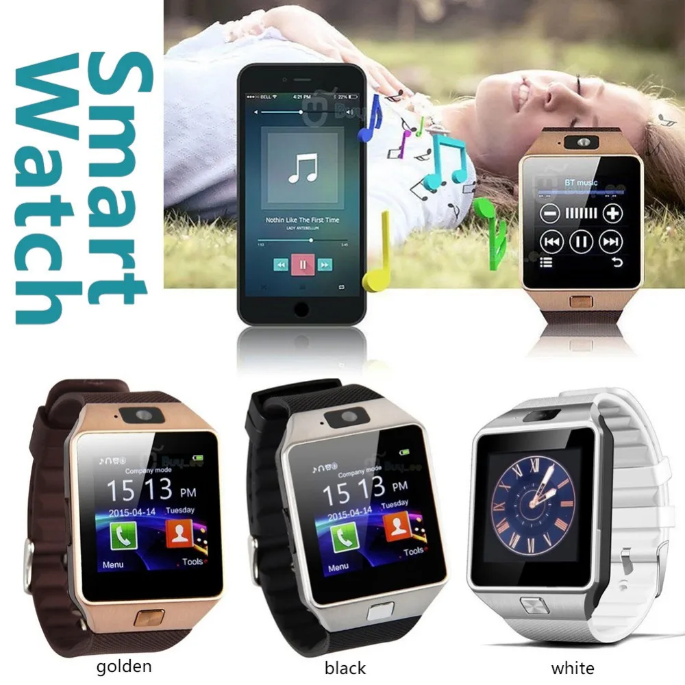 

Waterproof Man Women's Sport Smart Watch Smartphone Call SMS Photograph Bluetooth Bracelet Alarm GPS HD Fashion Music Smartwatch