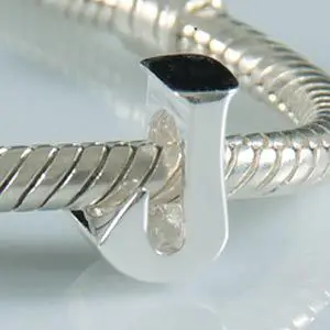 925 Sterling Silver European Style Diy Alphabet Beads Letter J Fit 925 Sterling Silver European Style Diy Alphabet Beads Letter J Fit Pandora Charms Bracelet Best Gift Make Your Own Name In From Jewelry Accessories