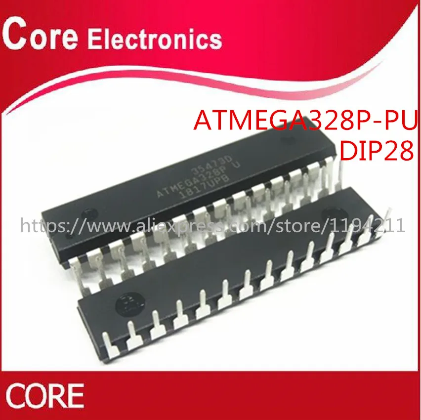 

100pcs/lot DIP-28 ATMEGA328P ATMEGA328P-PU 328P Best quality