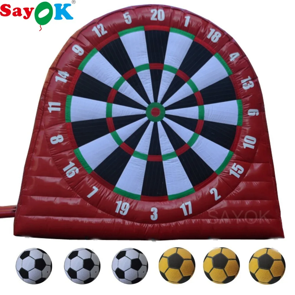 Sayok 3x3m(10ft) High Outdoor Soccer Inflatable Dart Board Inflatable