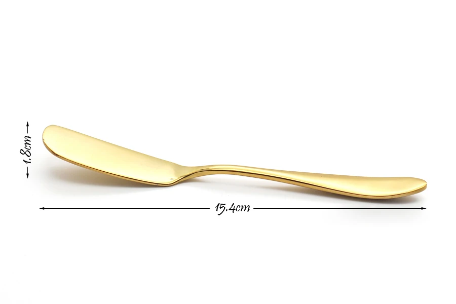 2 шт./компл. золотой нож для масла 201 из нержавеющей стали высококачественные цветные столовые приборы посуда кухонный аксессуар