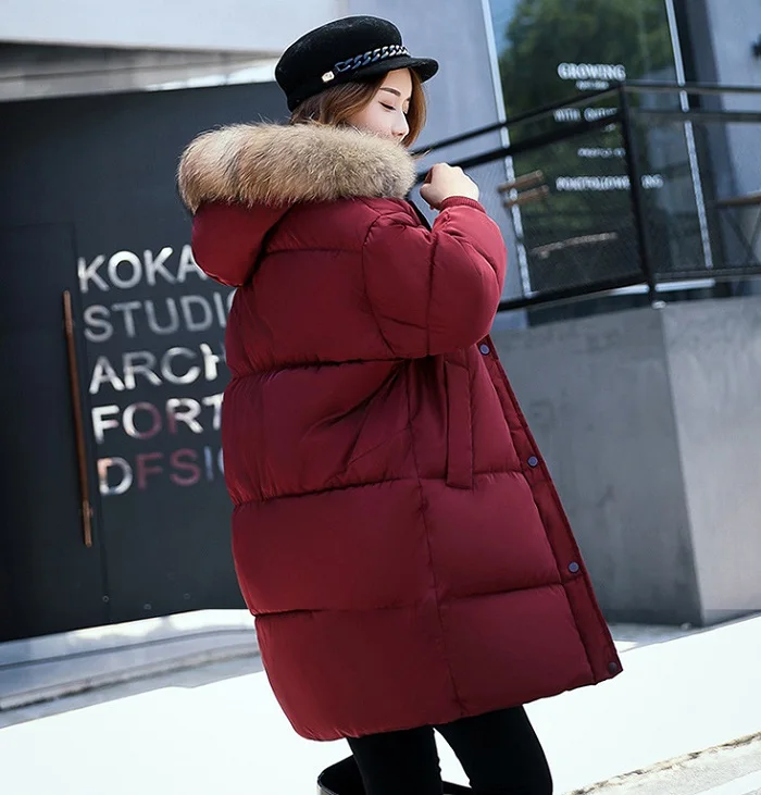 2017 winter hot sales hooded  jacket women clothing cotton + size 3 xl warm coats street fashion wind coat  women+21