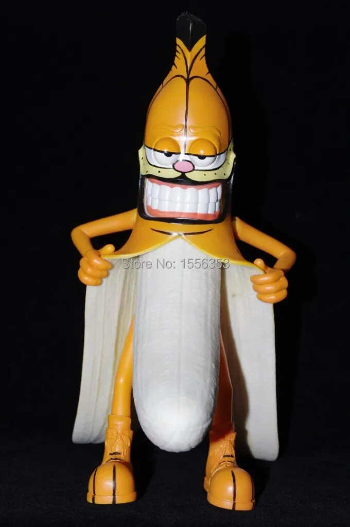 FREE SHIPPING DIY Colorful Banana box packed Garfield type Evil Banana