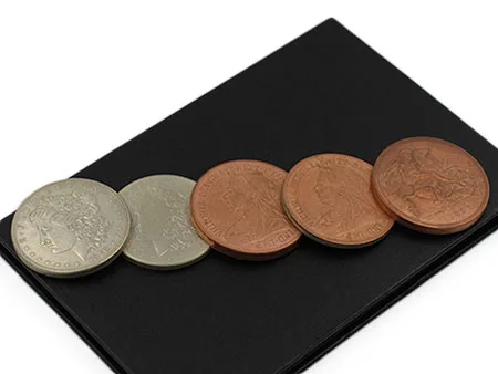

Hopping Morgan by Q Magic - Magic Tricks Close Up Magic Coins Appearing Vanishing Magia Magician Gimmick Illusion Prop Mentalism