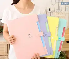 

Cute folder Paper Category High capacity Office Supplies free shipping