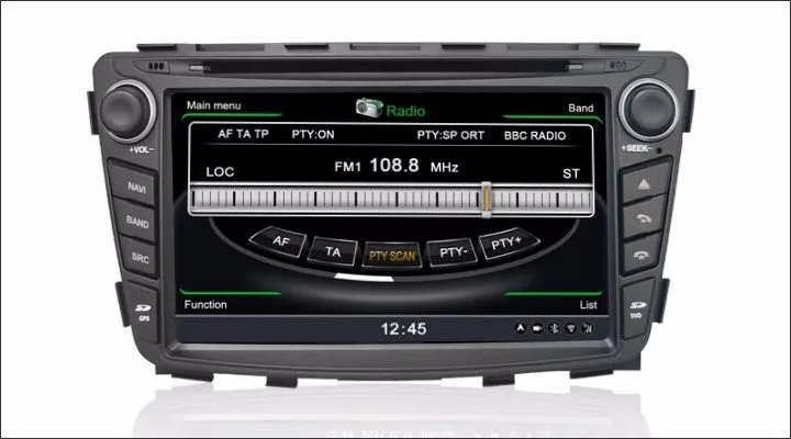 Discount Liislee Car GPS Nav Navi Map Navigation For Hyundai Grand Avega 2011~2013 Radio Stereo DVD iPod BT HD Screen Multimedia System 2