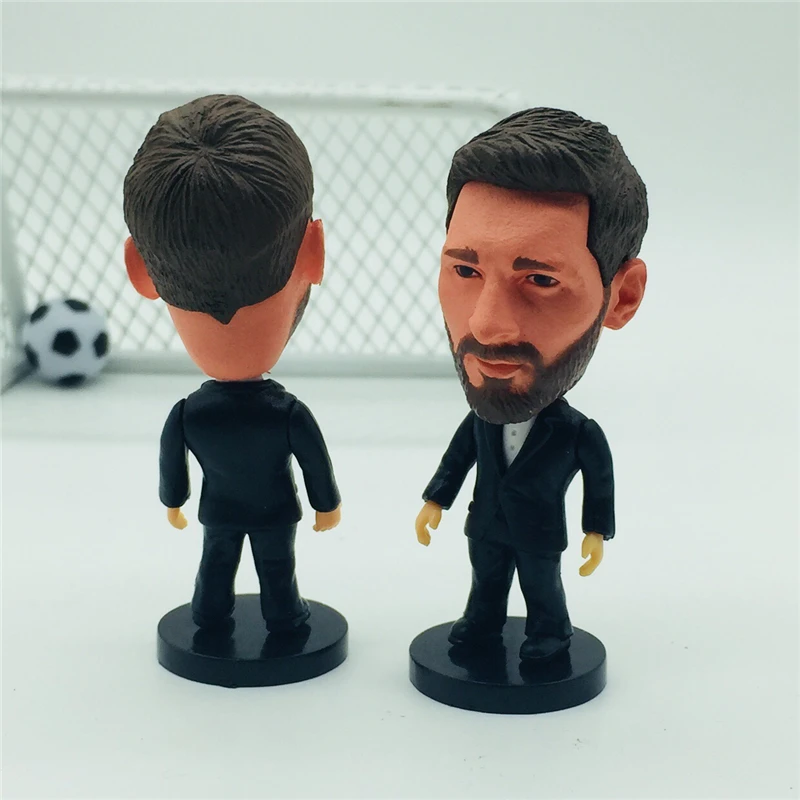 

Soccerwe Soccer Star Doll Lionel Messi Figures Black Suit Bow Tie