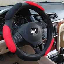 Автомобильный Стайлинг спортивный стиль Противоскользящий 38 см Чехол Для водительских прав Интерьер Автомобильные аксессуары-Стайлинг крышка рулевого колеса автомобиля