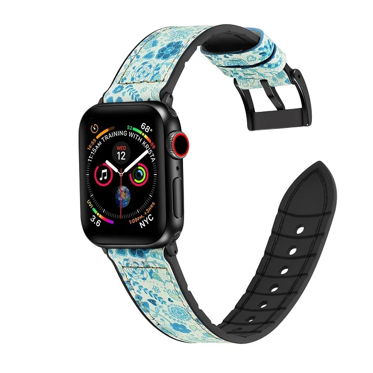 Кожаный ремешок Mdnen для часов Apple Watch IWatch Series 1 2 3 4, ремешок 42 мм/44 мм, ремешок для наручных часов Apple Watch 4 Band