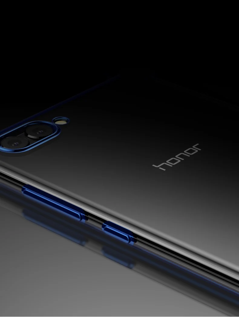 Для huawei honor V10 10 чехол мягкий прозрачный покрытие Задняя накладка чехла из ТПУ для