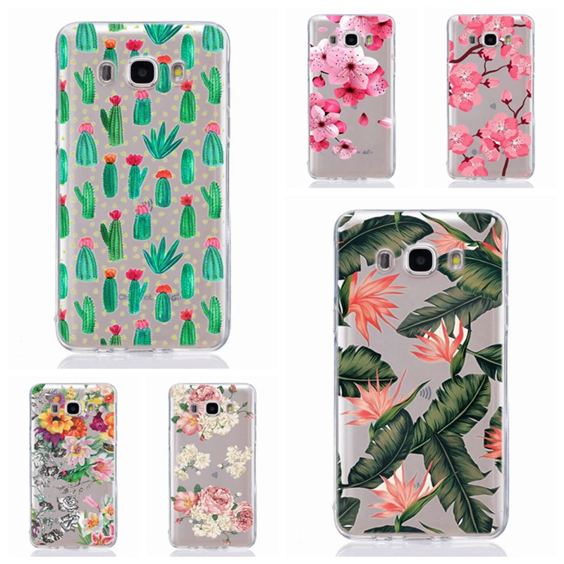 Модные Винтаж Цветочные Розы мягкий прозрачный TPU Coque Fundas для Samsung Galaxy J120 J320 J330 J1 J3