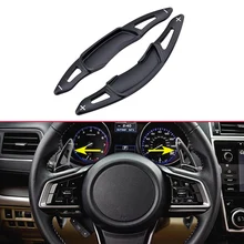 Volante Engrenagem Shifter Preto Paddle Ex Acessórios Para Subaru BRZ XV Crosstrek Outback Legado Impreza Forester SJ Decore