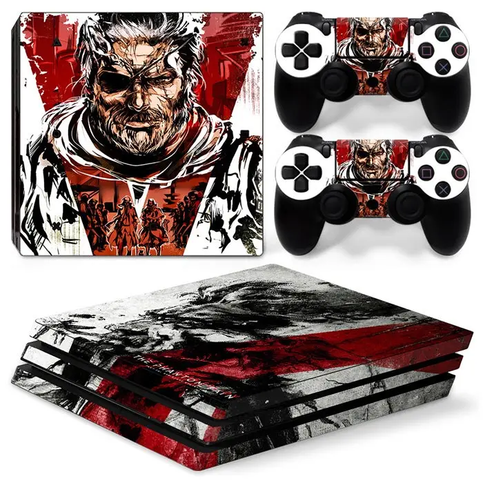 Китайские поставщики виниловые наклейки для ps4 pro наклейки для playstation4 pro консоли и контроллеров - Цвет: TN-P4Pro-1121