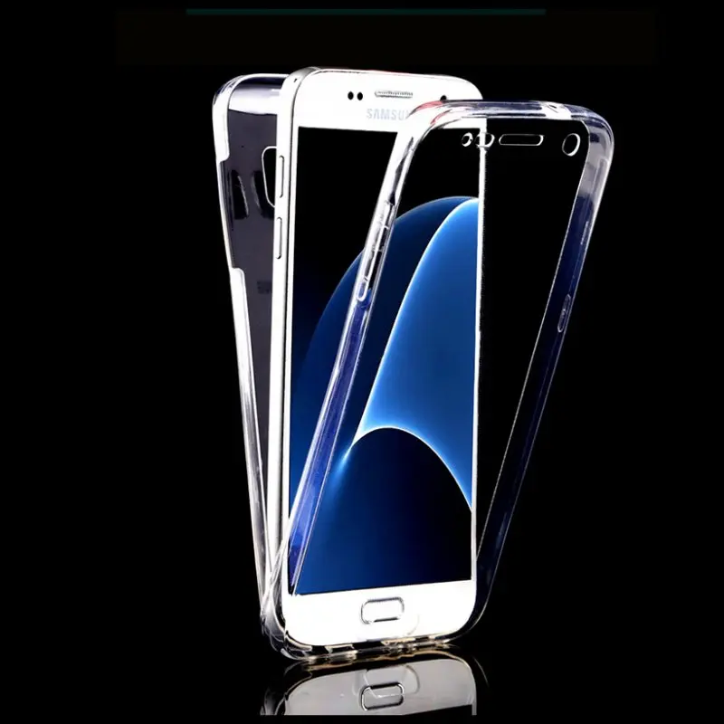 Передняя Задняя крышка чехол для Samsung Galaxy S7 S8 Plus S 8 Edge полная защита тела